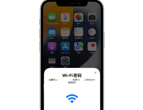 双鸭山苹果15维修店分享iPhone15如何共享Wi-Fi密码 