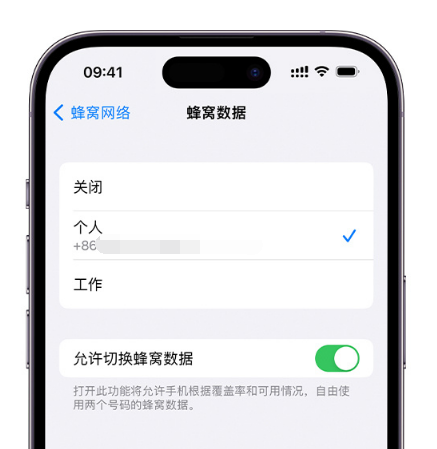 双鸭山苹果维修服务分享如何在iPhone上使用双卡 